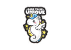 JTG Dare To Be Unique Rubber Patch