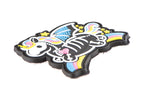 JTG Skeleton Unicorn Rubber Patch - Multicolor