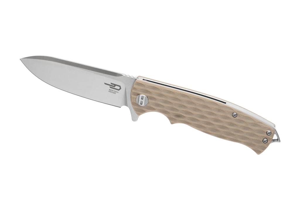 Bestech Knives Grampus G10 Linerlock Folder - Beige