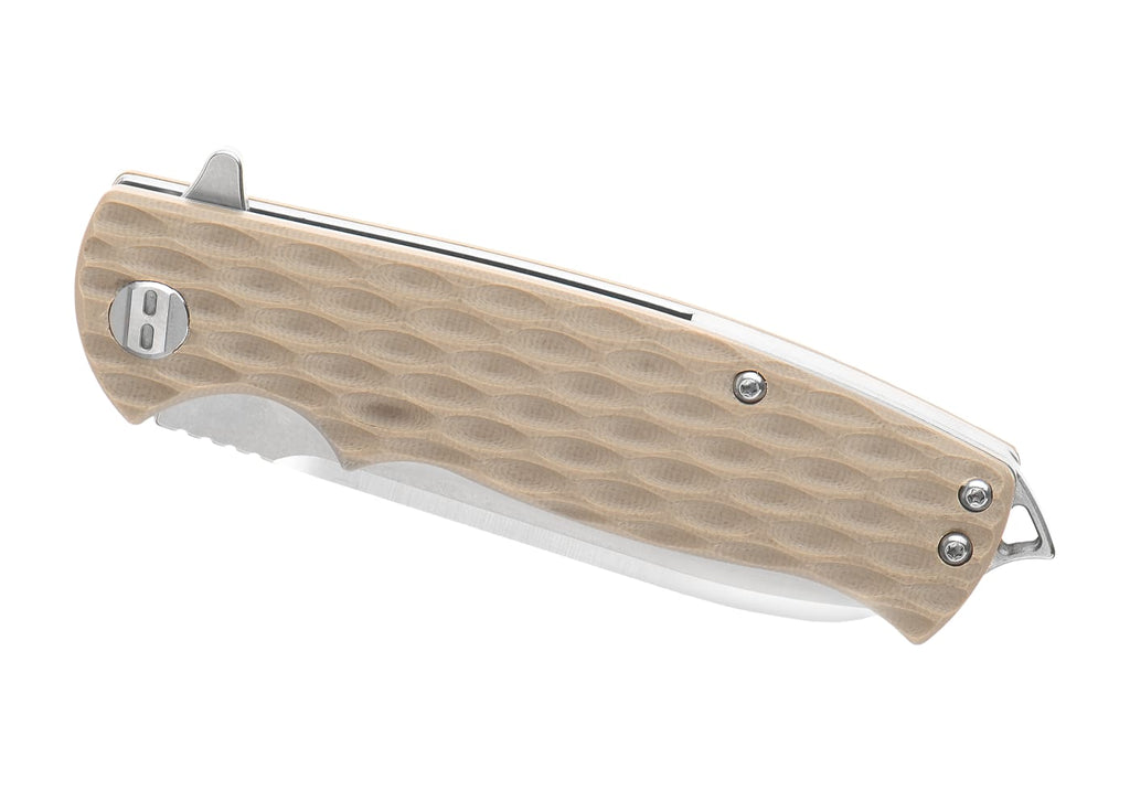 Bestech Knives Grampus G10 Linerlock Folder - Beige