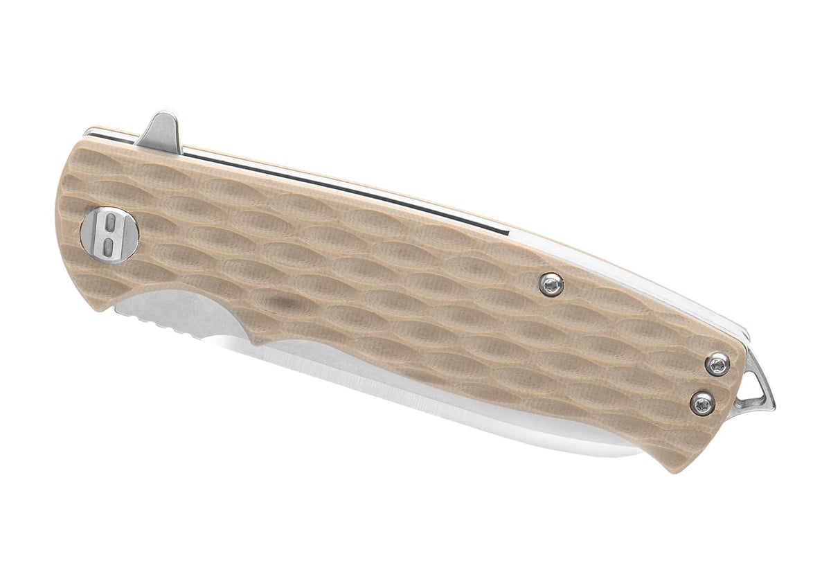 Bestech Knives Grampus G10 Linerlock Folder - Beige
