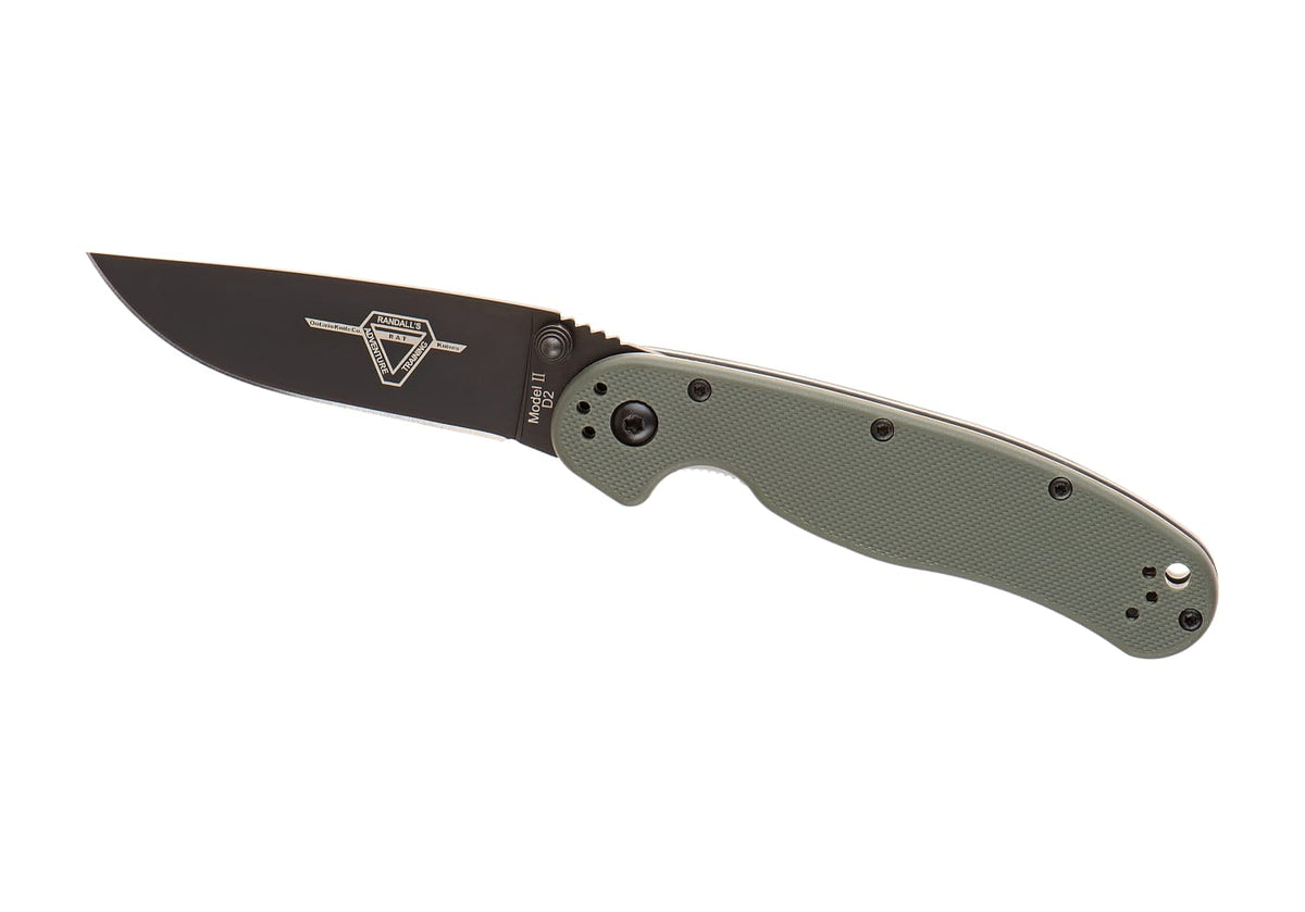 Ontario RAT II Linerlock D2 Folder - OD