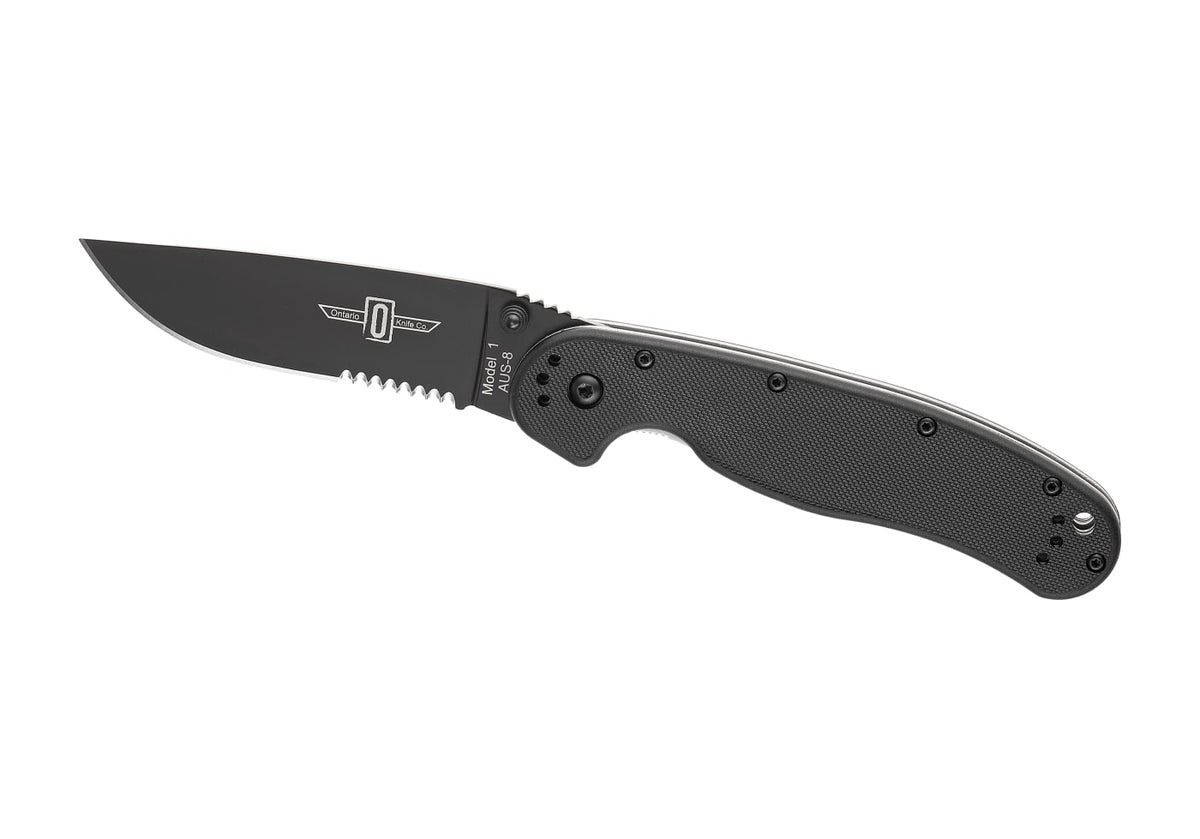 Ontario RAT I Serrated - Black