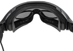 SwissEye F-Tac Goggle Smoke / Orange / Clear - Black