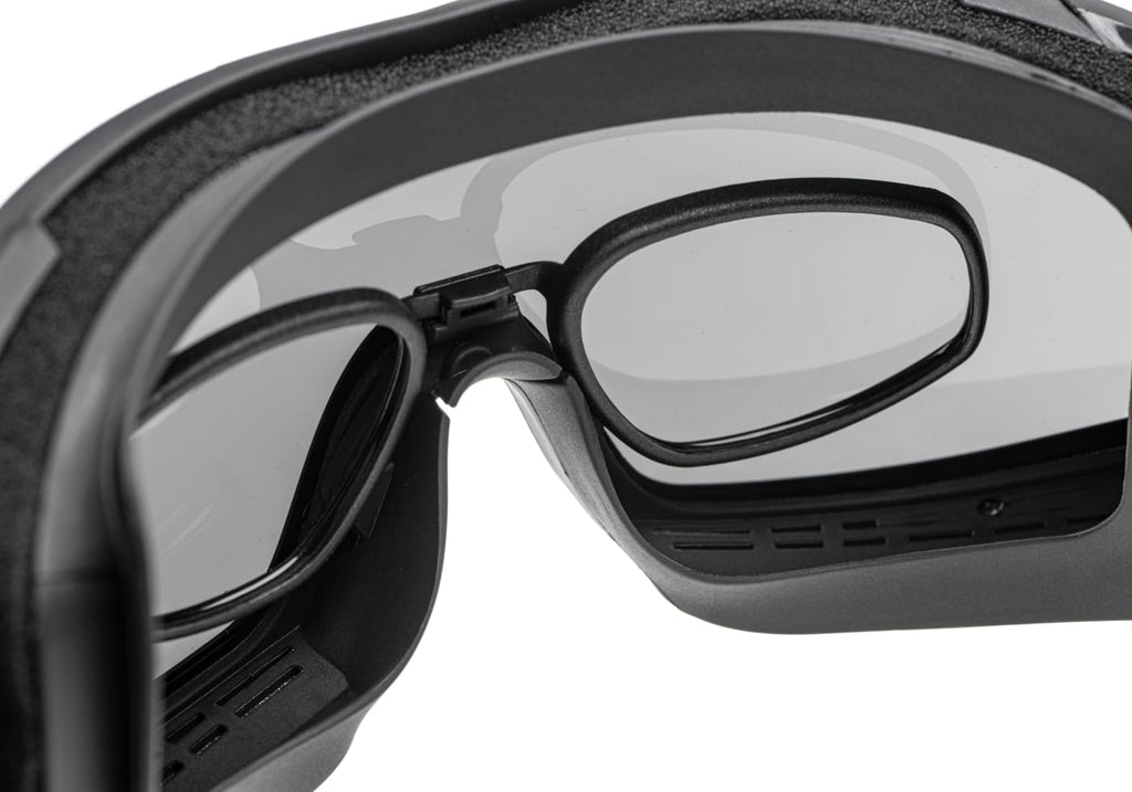 SwissEye F-Tac Goggle Smoke / Orange / Clear - Black
