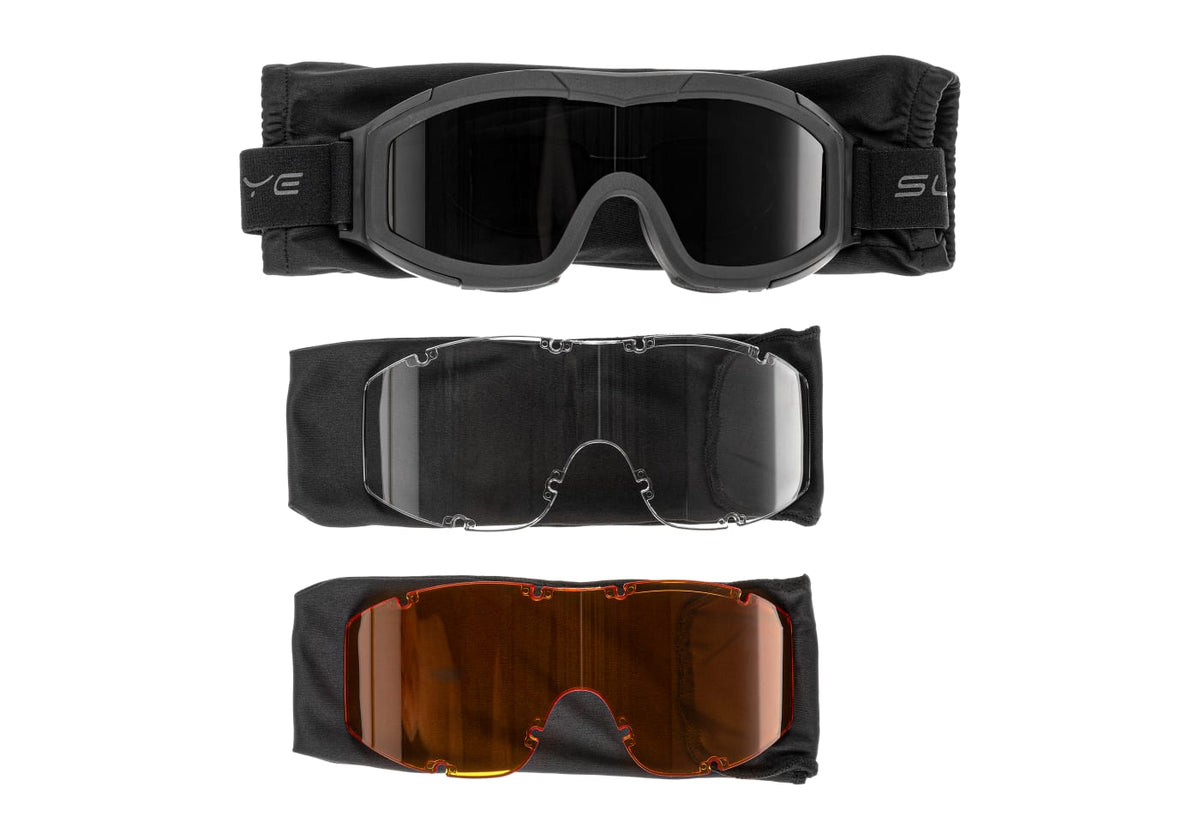 SwissEye F-Tac Goggle Smoke / Orange / Clear - Black