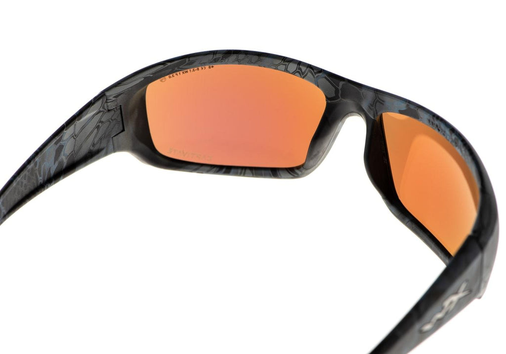 Wiley X WX Omega Captivate Polarized Green Mirror Wiley X