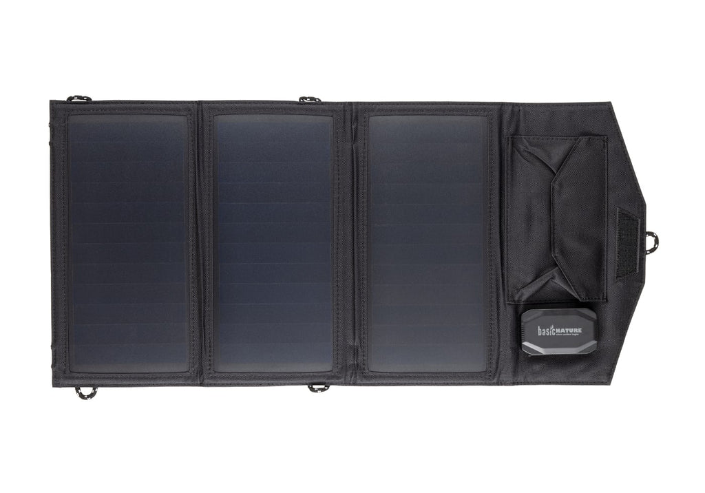 BasicNature Foldable Solar Charging Panel Off Road Kit