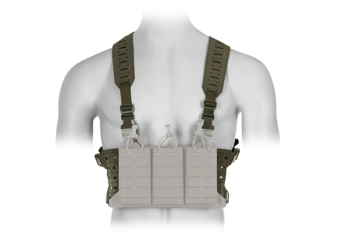 Templar's Gear Chest Rig Conversion Kit - kit pour porter un panneau frontal en chest rig - Ranger Green