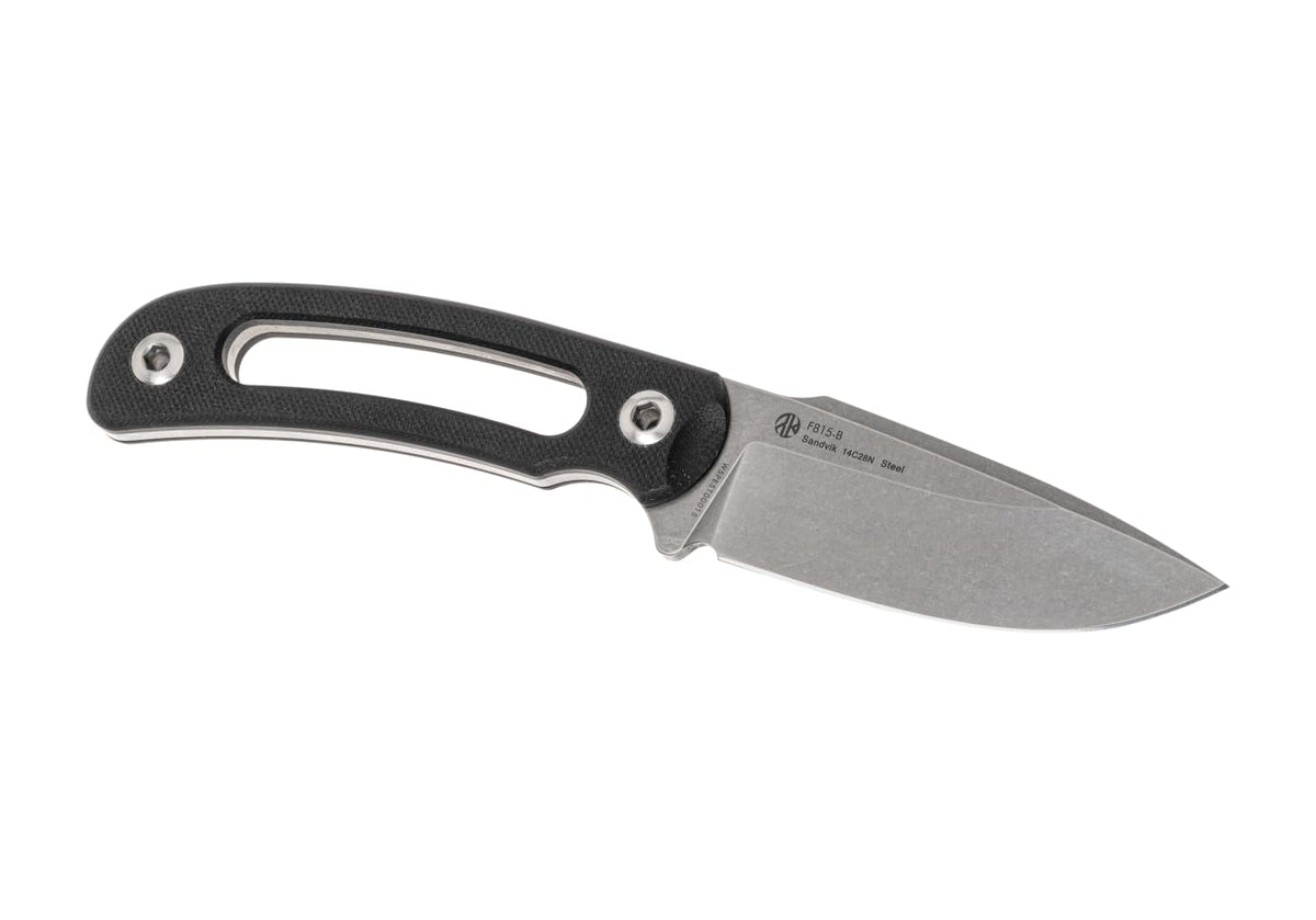 Defcon D2 Fixed Blade Silver Flecks Handle - Grey
