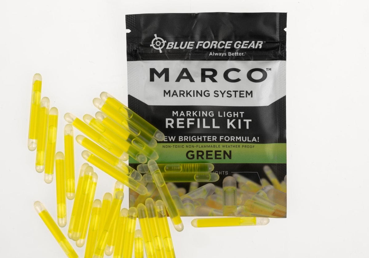 Blue Force Gear Marco Training Light Refill Pack - Green Lights 30pcs Blue Force Gear