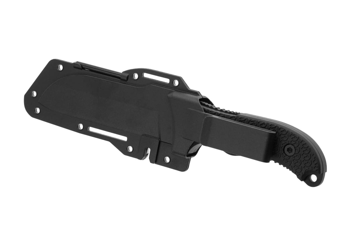 Schrade Bedrock Sheepsfoot Fixed Knife - Black