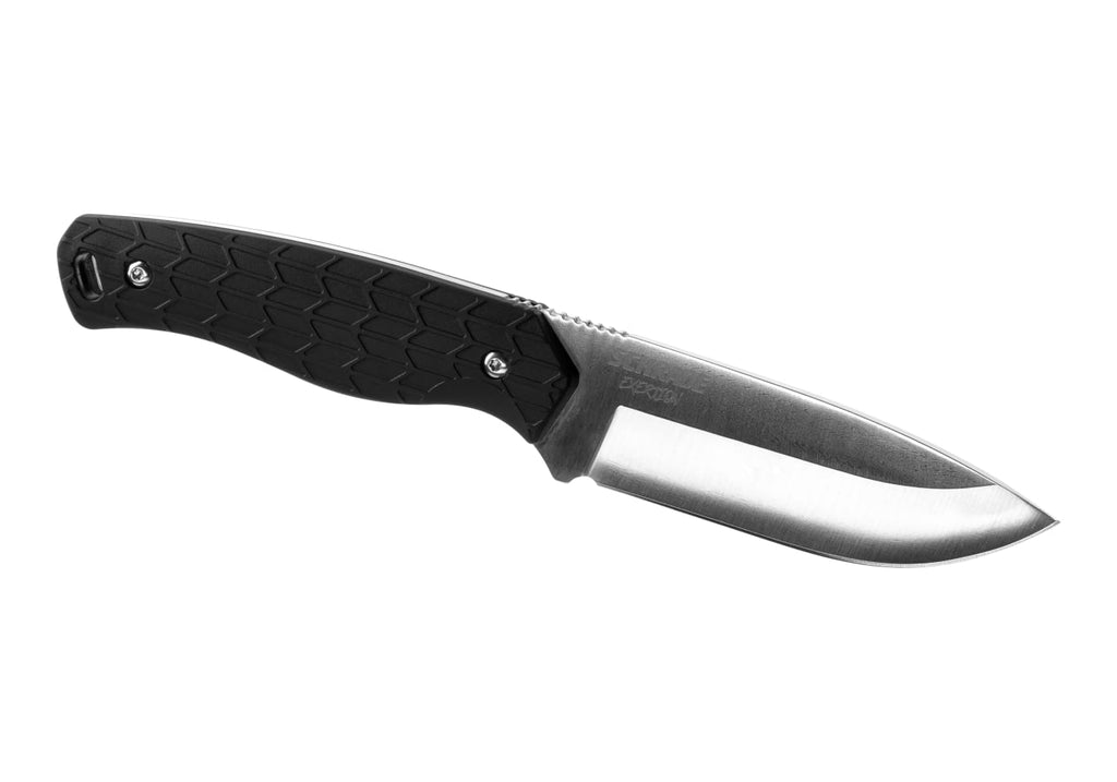 Schrade Exertion Drop Point Fixed Knife - Black