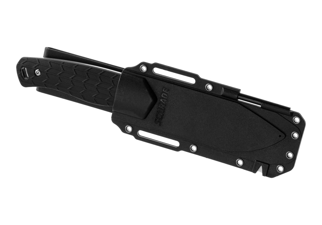 Schrade Exertion Drop Point Fixed Knife - Black