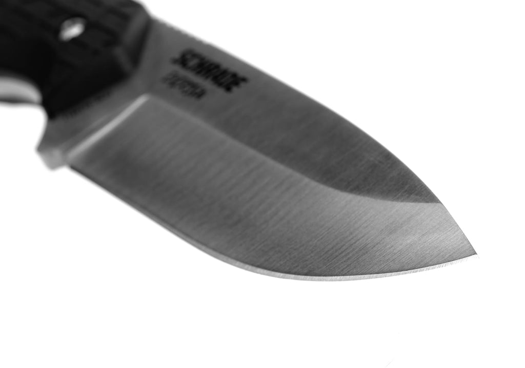 Schrade Exertion Drop Point Fixed Knife - Black