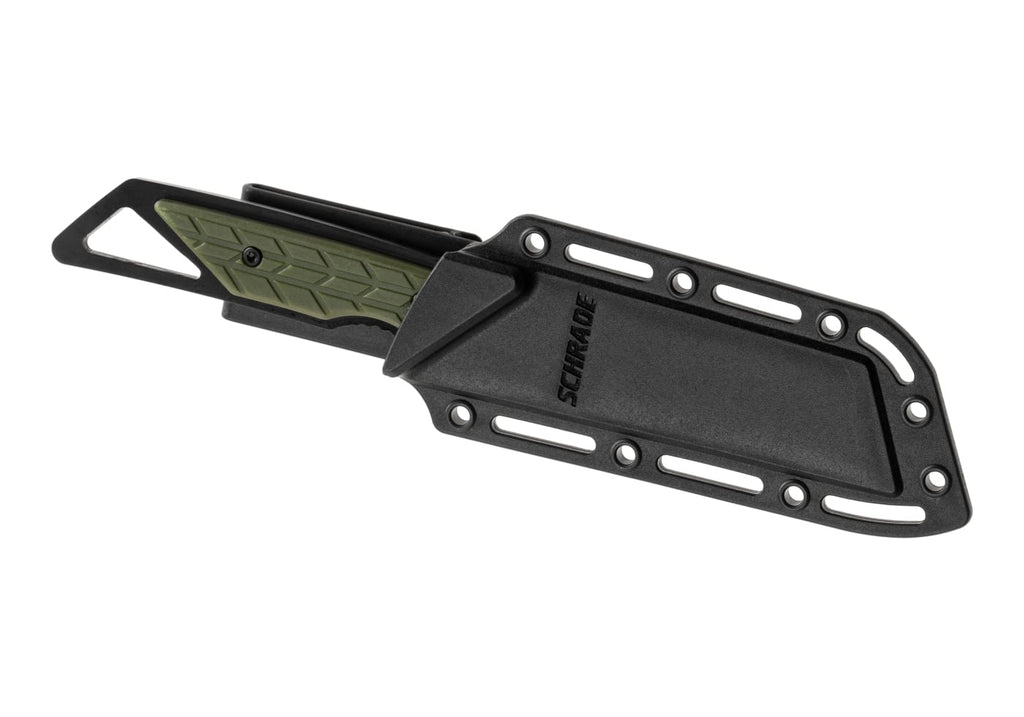 Schrade Outback Cleaver Fixed Knife - Black
