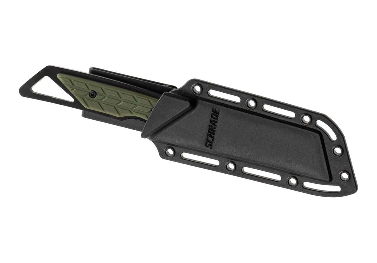 Schrade Outback Cleaver Fixed Knife - Black
