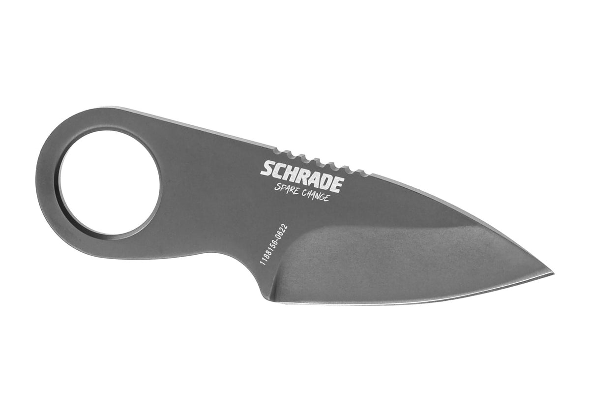 Schrade Spare Change Fixed Knife - Black