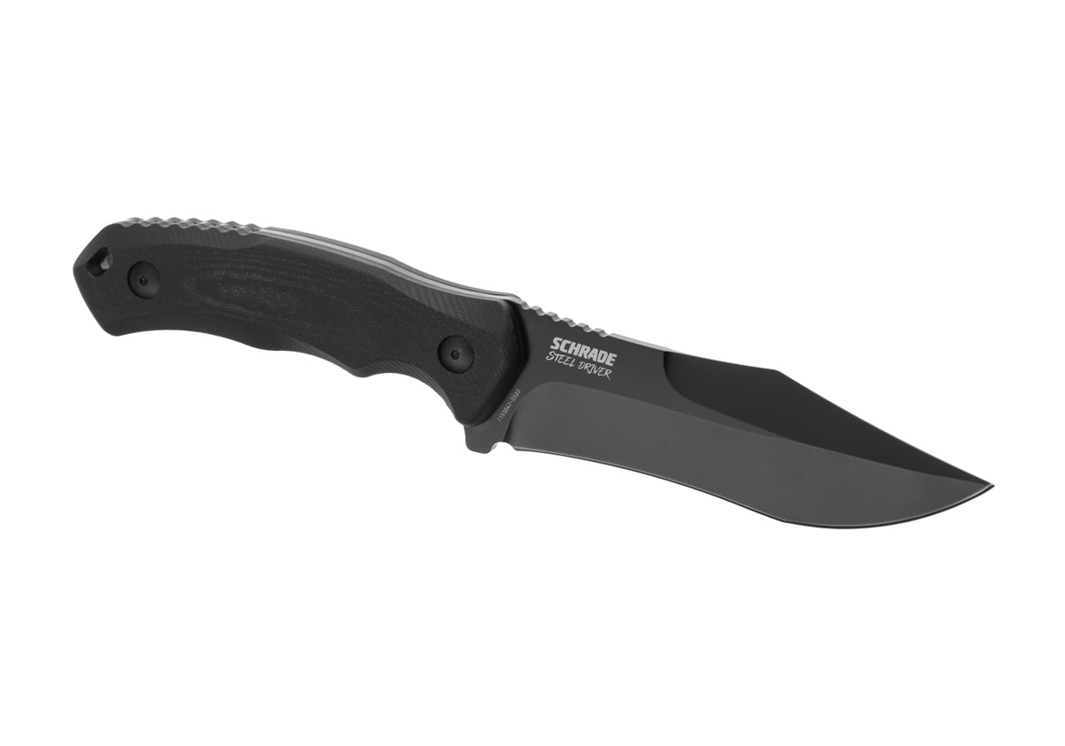 Schrade Steel Driver Fixed Knife - Black