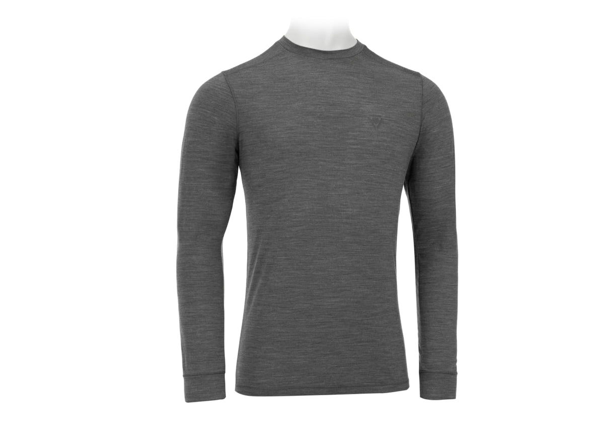 Outrider Performance Merino Base Layer LS - Wolf Grey