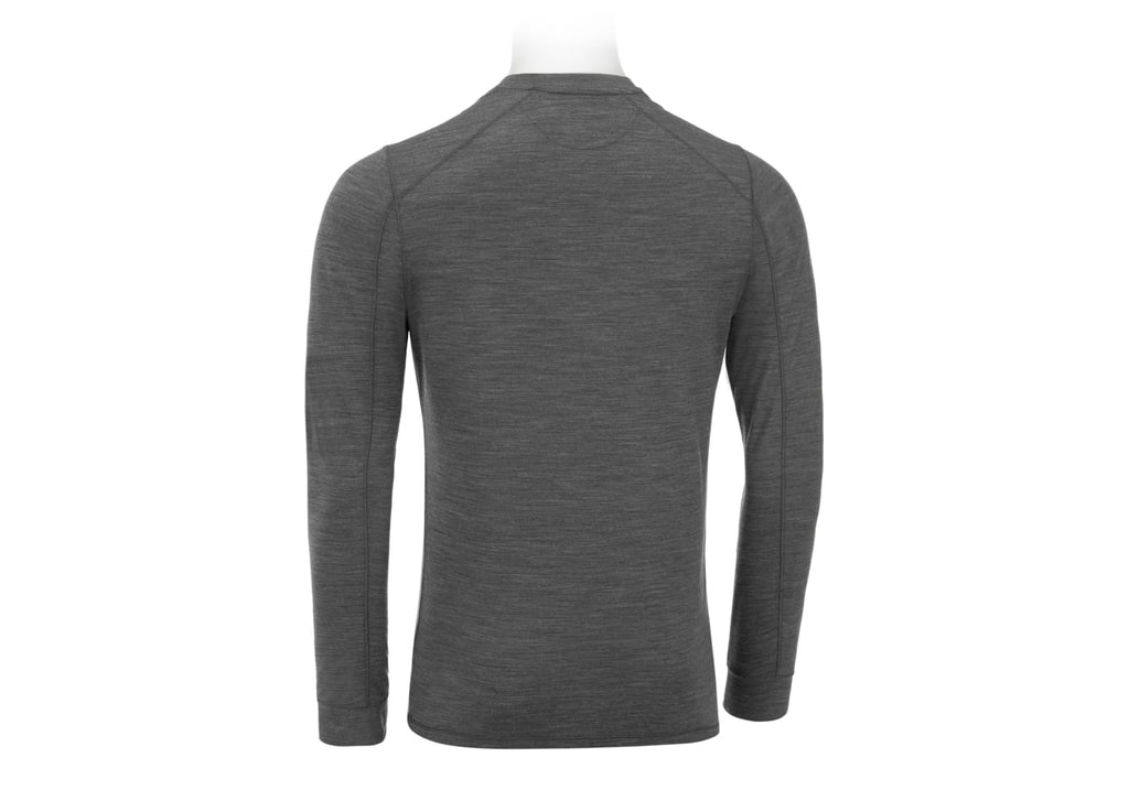 Outrider Performance Merino Base Layer LS - Wolf Grey