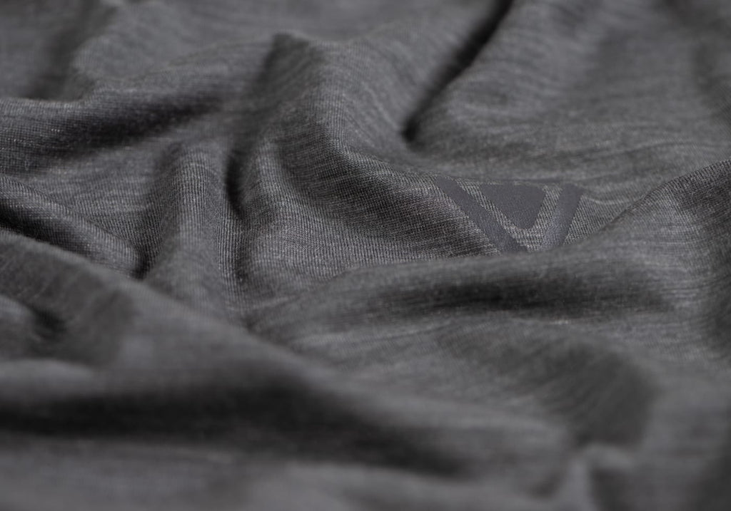 Outrider Performance Merino Base Layer LS - Wolf Grey