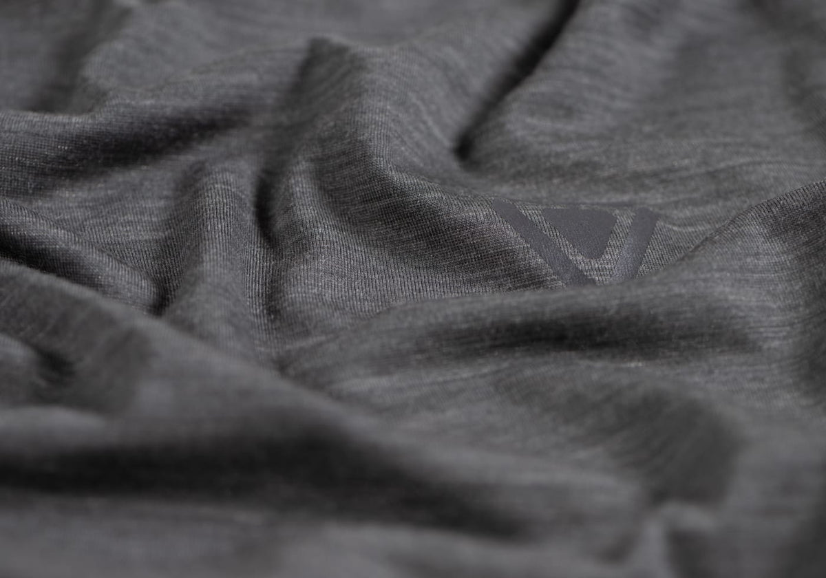 Outrider Performance Merino Base Layer LS - Wolf Grey