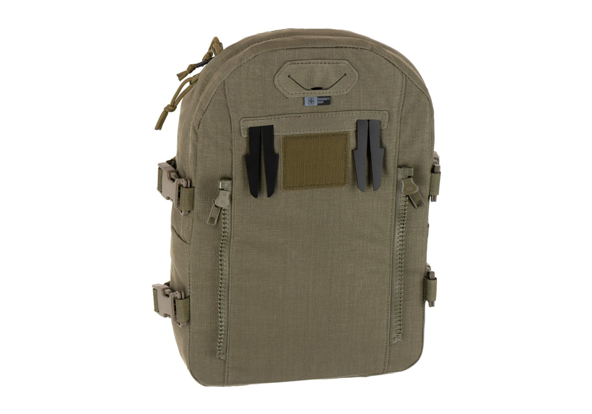 Templar's Gear Flat Pack H2 Large - sac dorsal zippé pour porte-plaques CPC - Ranger Green