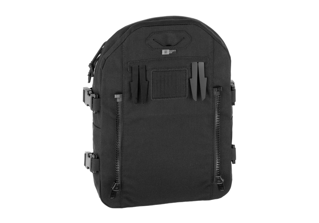 Templar's Gear Flat Pack H1 Small - sac dorsal zippé pour porte-plaques TPC et CPC - Black