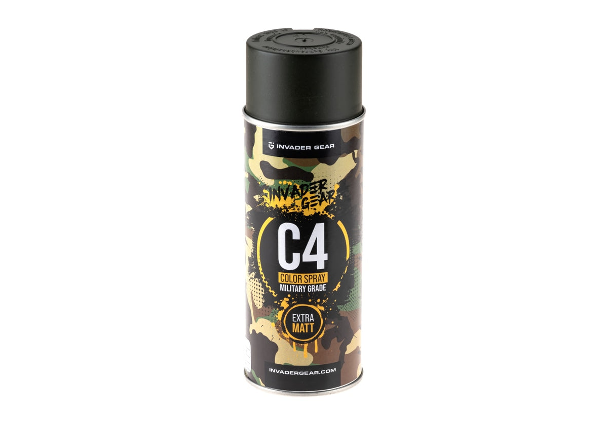 Invader Gear C4 Mil Grade Color Spray - Olive Drab