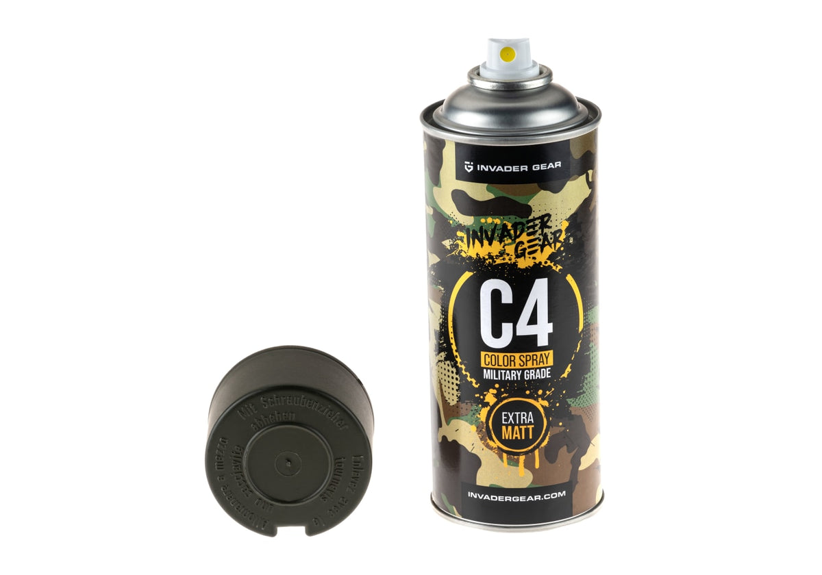 Invader Gear C4 Mil Grade Color Spray - Olive Drab