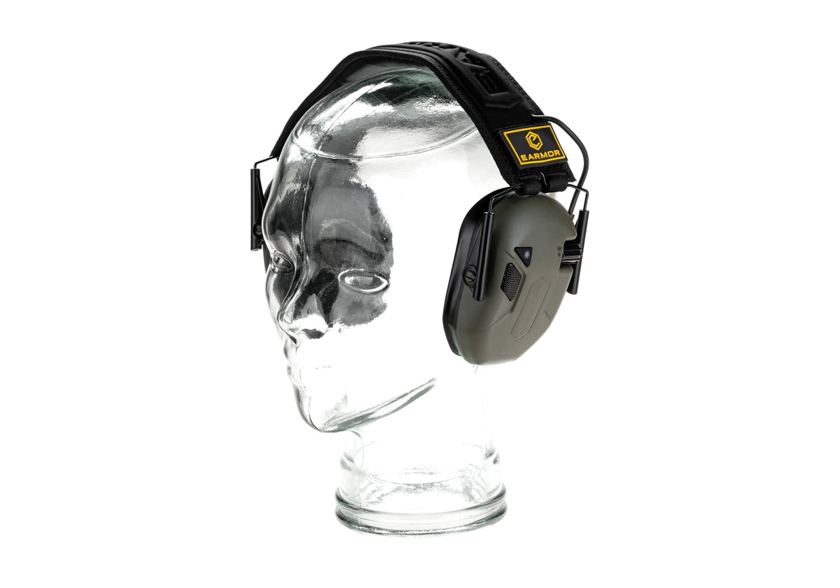 Earmor M300T Sport Hearing Protector - Foliage Green