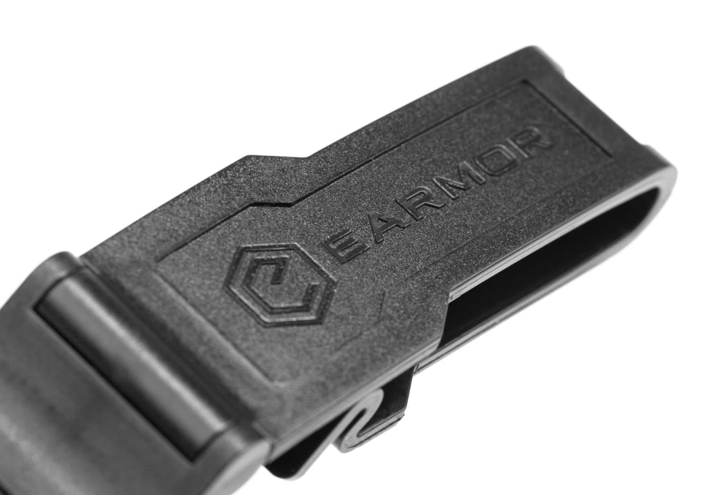 Earmor Belt Clip for Earmuffs - Black