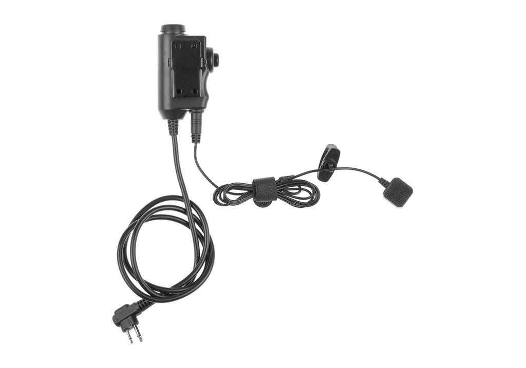 Earmor M52 Tactical PTT Motorola Two Pin - Black