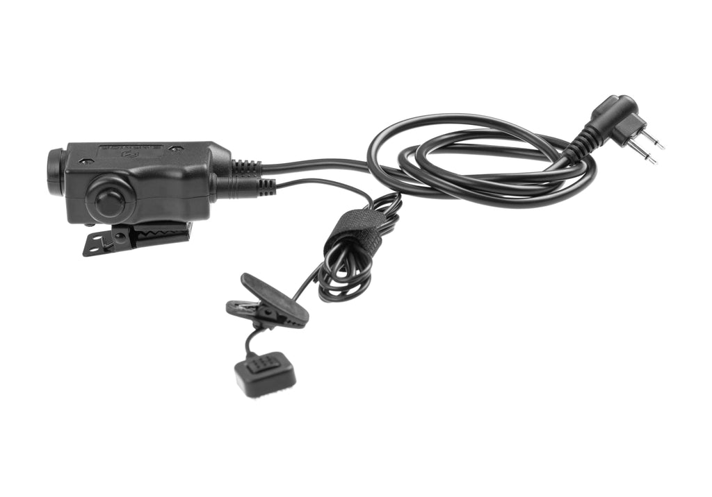 Earmor M52 Tactical PTT Motorola Two Pin - Black