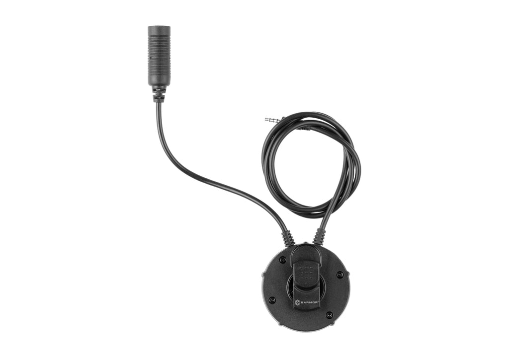 Earmor M55 Tactical PTT 3.5mm AUX - Black