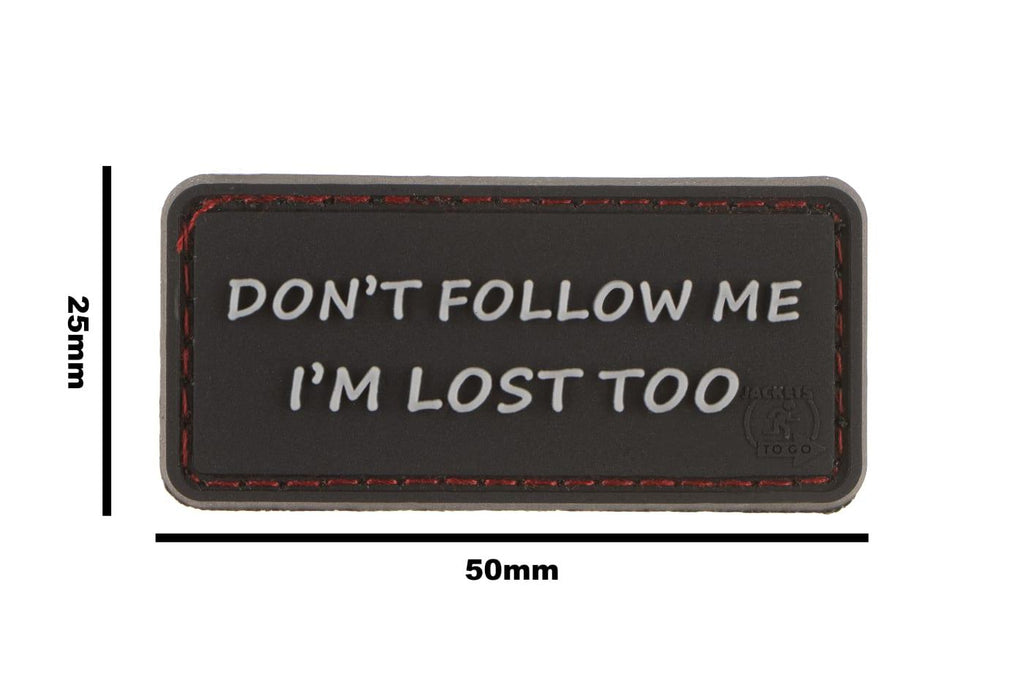 JTG I'm Lost Too Rubber Patch JTG