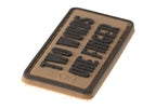 JTG Two Words One Finger Rubber Patch JTG