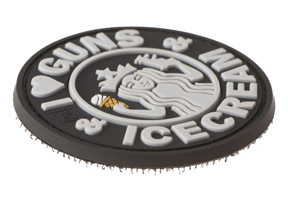 JTG I Love Guns and Ice Cream Rubber Patch JTG