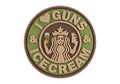 JTG I Love Guns and Ice Cream Rubber Patch