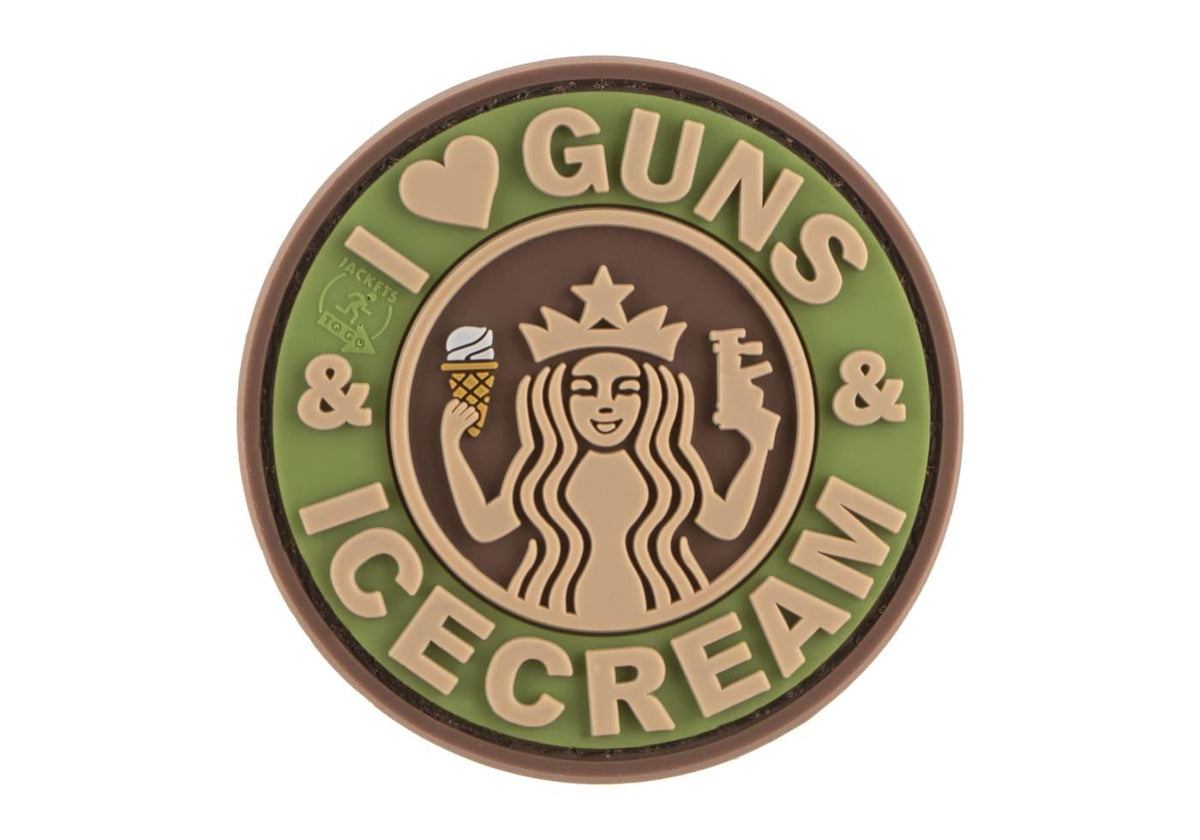 JTG I Love Guns and Ice Cream Rubber Patch