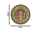 JTG I Love Guns and Ice Cream Rubber Patch JTG