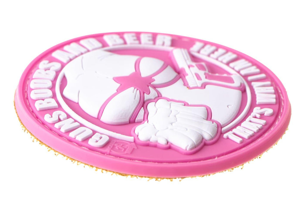 JTG Guns Boobs and Beer Rubber Patch JTG