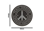 JTG Peace Through Superior Firepower Rubber Patch JTG