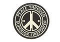 JTG Peace Through Superior Firepower Rubber Patch