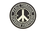 JTG Peace Through Superior Firepower Rubber Patch