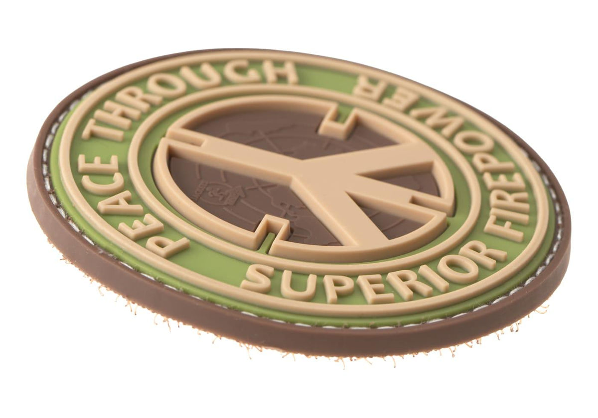 JTG Peace Through Superior Firepower Rubber Patch JTG