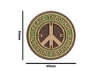 JTG Peace Through Superior Firepower Rubber Patch JTG