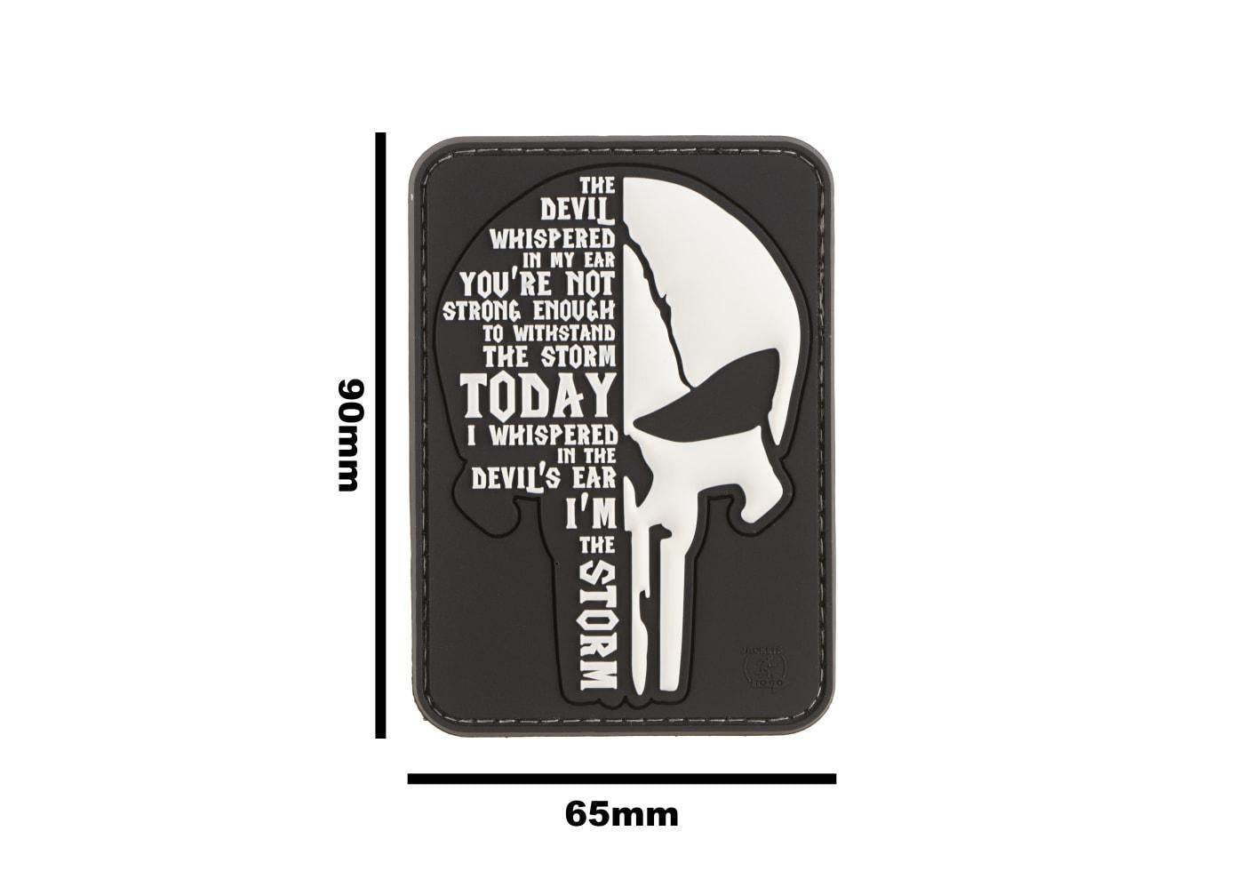 JTG I Am The Storm Rubber Patch JTG