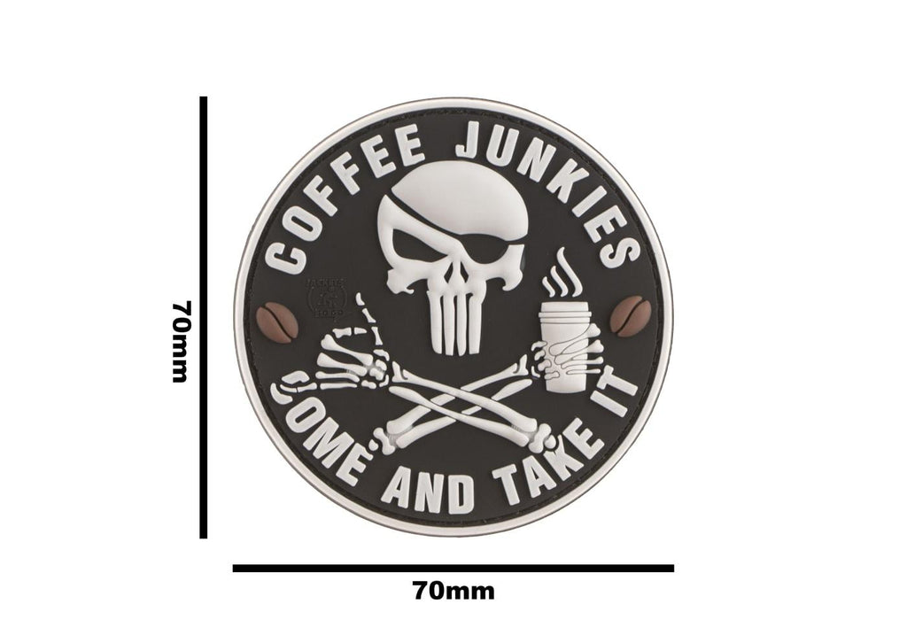 JTG Coffee Junkies Rubber Patch JTG